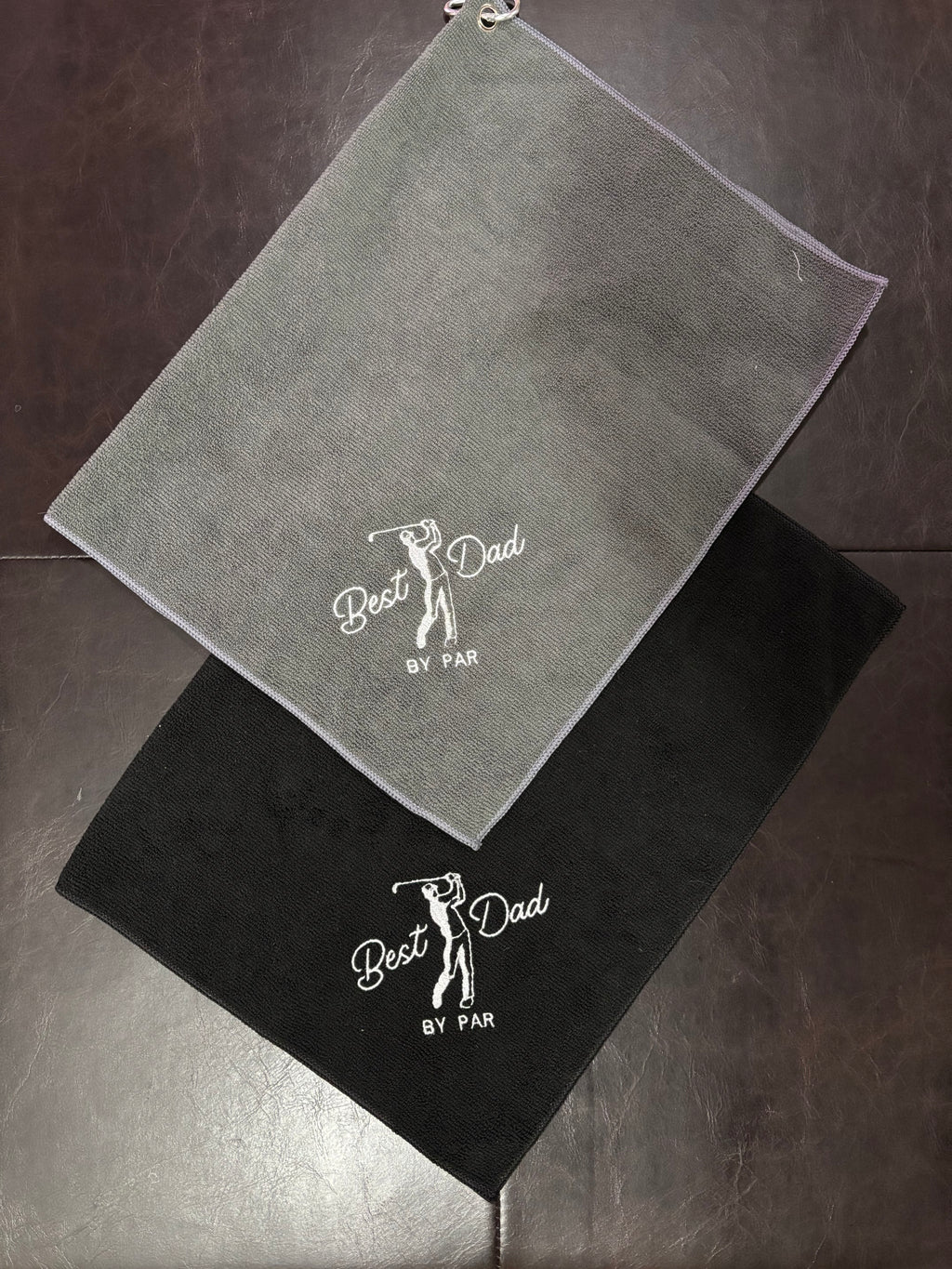 “Best Dad By Par” Custom Embroidered Golf Towel