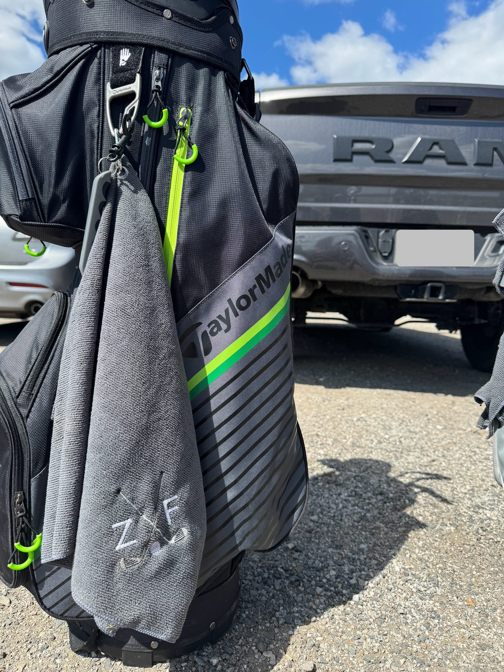 Initial Golf Club Custom Embroidered Golf Towel