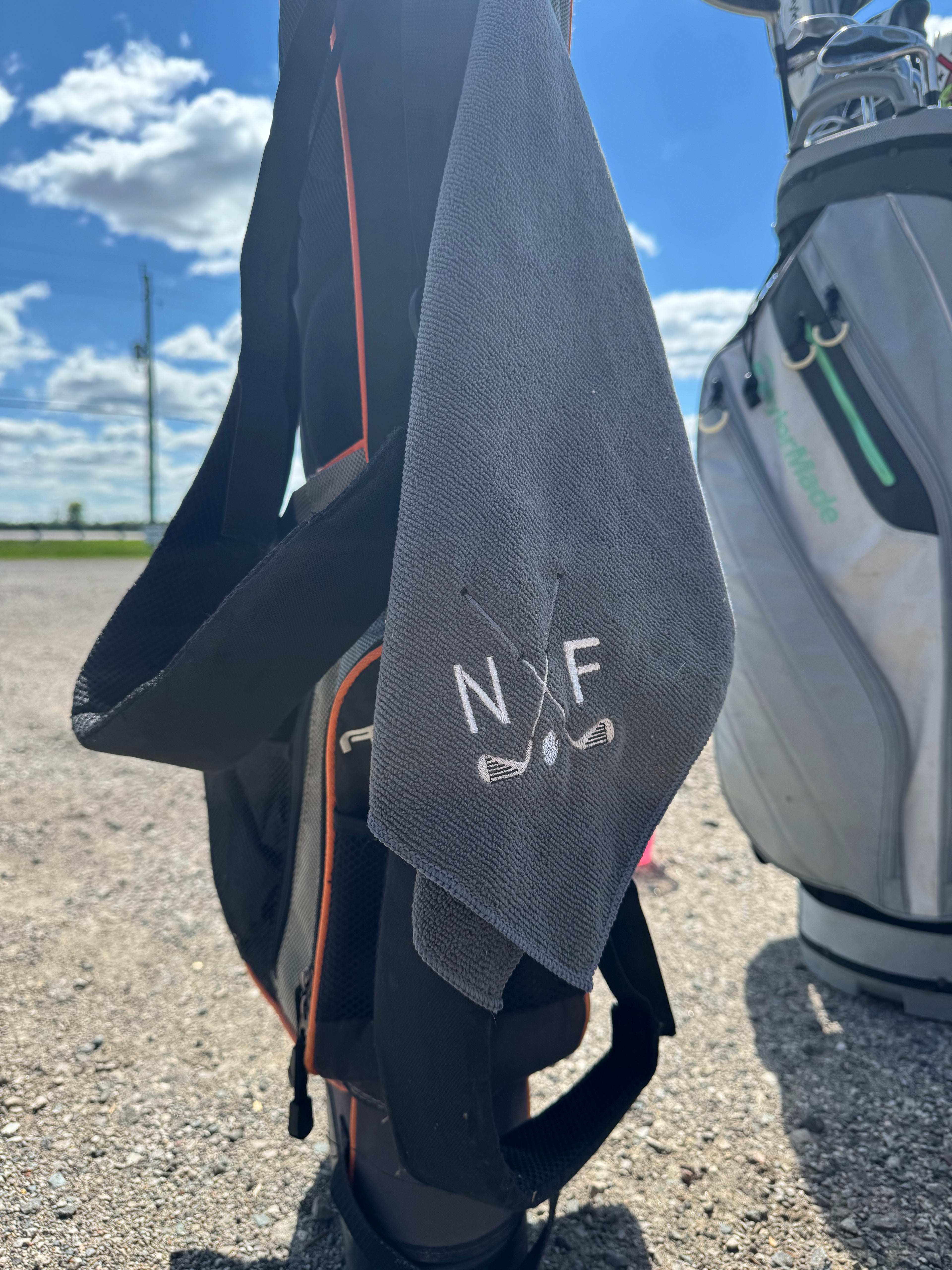 Initial Golf Club Custom Embroidered Golf Towel
