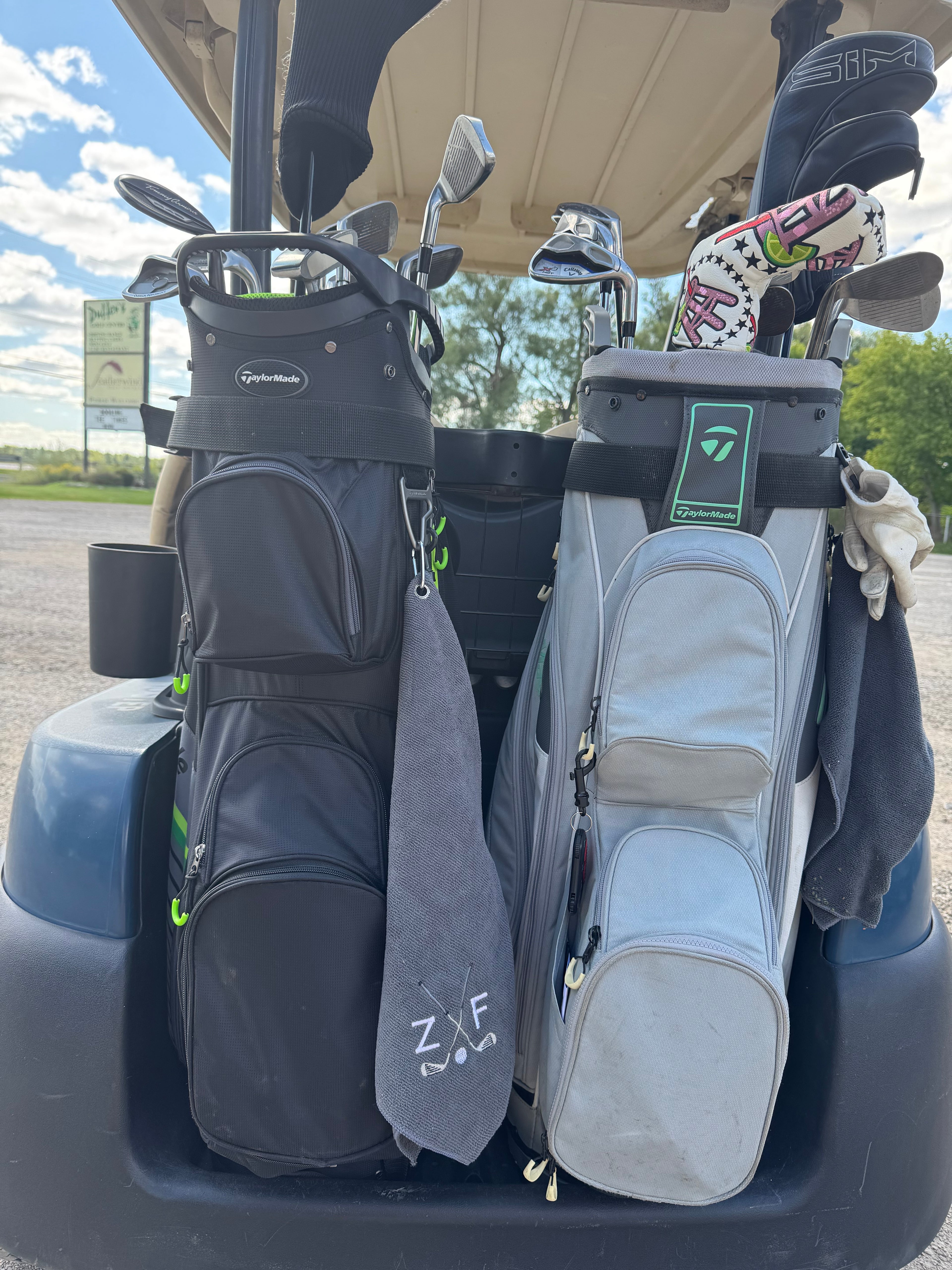 Initial Golf Club Custom Embroidered Golf Towel